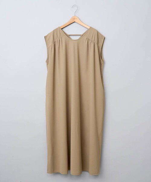 【セール】【RONEL】シャーリング2WAYロングワンピース（ワンピース）｜coen（コーエン）