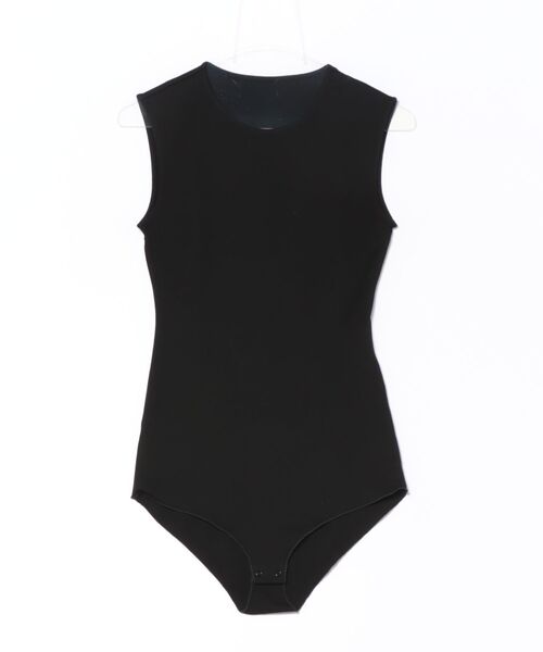 MIDWEST（ミッドウエスト）の「IIROT STRECH COTTON BODY SUIT TANK（タンクトップ・レディース・ブラック・2）」の4枚目の写真