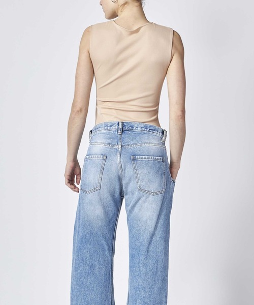 MIDWEST（ミッドウエスト）の「IIROT STRECH COTTON BODY SUIT TANK（タンクトップ・レディース・ブラック・2）」の2枚目の写真