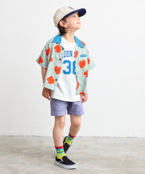 BIG FIELD（ビッグフィールド）の「ピグメントクライミングショーツ（80～150cm）（その他パンツ・キッズ・アイボリー/グリーン/ピンク/ブルー/イエロー/ブラック・100/90/80/95/110/150/140/130/120）」の12枚目の写真