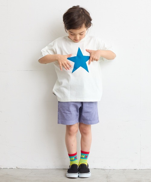 BIG FIELD（ビッグフィールド）の「ピグメントクライミングショーツ（80～150cm）（その他パンツ・キッズ・アイボリー/グリーン/ピンク/ブルー/イエロー/ブラック・100/90/80/95/110/150/140/130/120）」の13枚目の写真