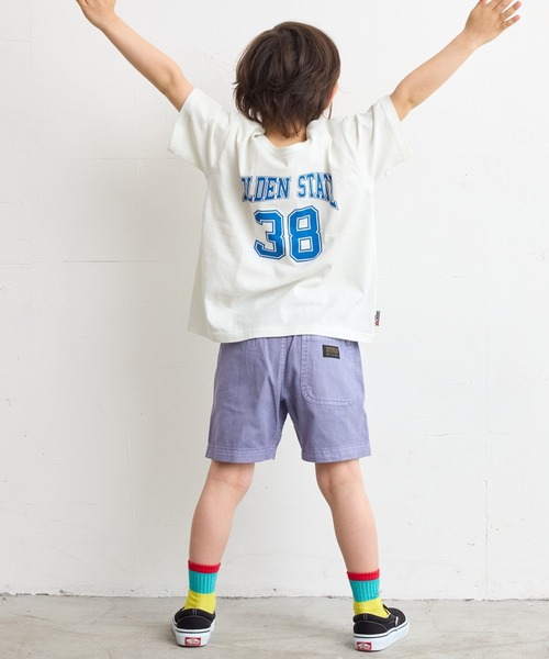 BIG FIELD（ビッグフィールド）の「ピグメントクライミングショーツ（80～150cm）（その他パンツ・キッズ・アイボリー/グリーン/ピンク/ブルー/イエロー/ブラック・100/90/80/95/110/150/140/130/120）」の14枚目の写真