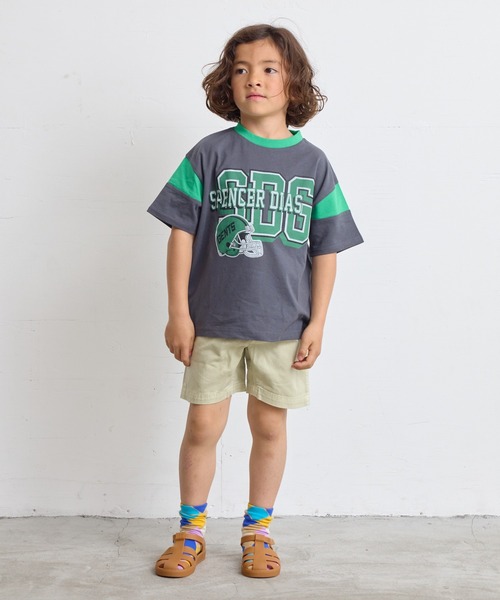 BIG FIELD（ビッグフィールド）の「ピグメントクライミングショーツ（80～150cm）（その他パンツ・キッズ・アイボリー/グリーン/ピンク/ブルー/イエロー/ブラック・100/90/80/95/110/150/140/130/120）」の7枚目の写真