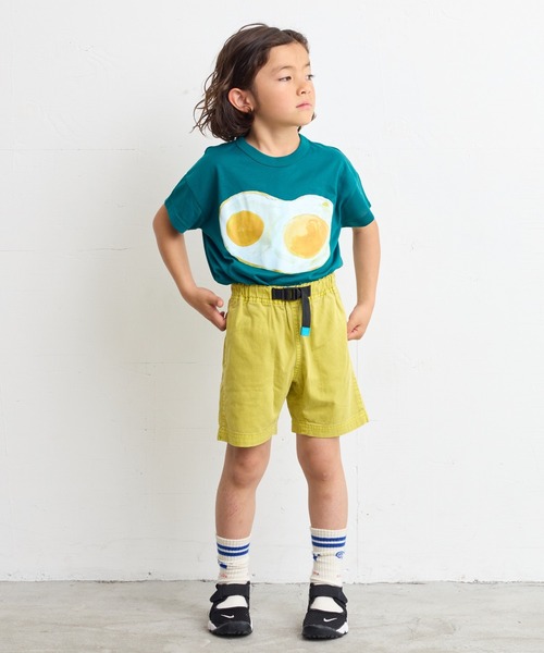 BIG FIELD（ビッグフィールド）の「ピグメントクライミングショーツ（80～150cm）（その他パンツ・キッズ・アイボリー/グリーン/ピンク/ブルー/イエロー/ブラック・100/90/80/95/110/150/140/130/120）」の15枚目の写真