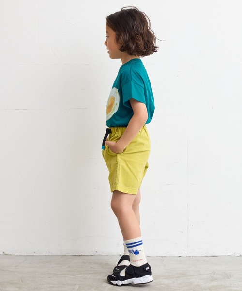 BIG FIELD（ビッグフィールド）の「ピグメントクライミングショーツ（80～150cm）（その他パンツ・キッズ・アイボリー/グリーン/ピンク/ブルー/イエロー/ブラック・100/90/80/95/110/150/140/130/120）」の16枚目の写真