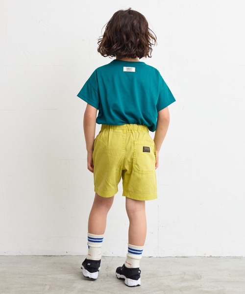 BIG FIELD（ビッグフィールド）の「ピグメントクライミングショーツ（80～150cm）（その他パンツ・キッズ・アイボリー/グリーン/ピンク/ブルー/イエロー/ブラック・100/90/80/95/110/150/140/130/120）」の17枚目の写真