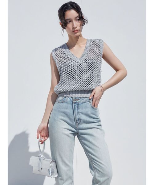 MARLON FIRENZE（マーロンフィレンツェ）の「【MARLON】メタリック2WAYバッグ（ハンドバッグ・レディース・シルバー/ブラック/ゴールド・FREE）」の5枚目の写真