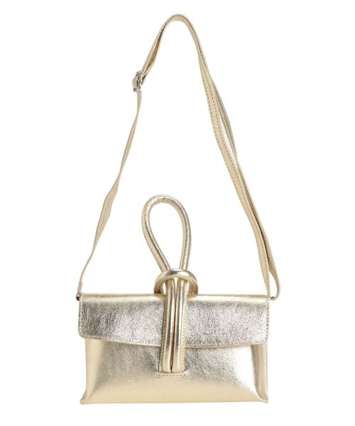 MARLON FIRENZE（マーロンフィレンツェ）の「【MARLON】メタリック2WAYバッグ（ハンドバッグ・レディース・シルバー/ブラック/ゴールド・FREE）」の20枚目の写真