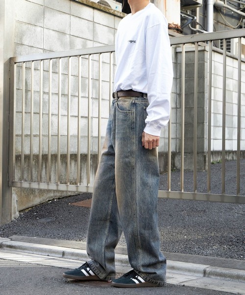 3.3 Field Trip (3.3フィールドトリップ)の「【UNISEX】3.3 Field Trip/ルーズワイドデニムパンツ2 2109000(その他パンツ・メンズ・ブルー・SMALL/MEDIUM/LARGE)」の17枚目の写真