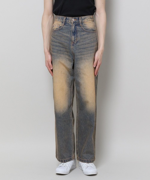 3.3 Field Trip (3.3フィールドトリップ)の「【UNISEX】3.3 Field Trip/ルーズワイドデニムパンツ2 2109000(その他パンツ・メンズ・ブルー・SMALL/MEDIUM/LARGE)」の12枚目の写真