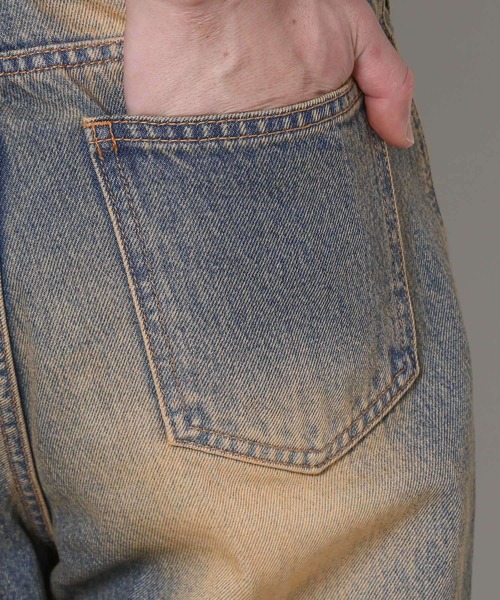 3.3 Field Trip (3.3フィールドトリップ)の「【UNISEX】3.3 Field Trip/ルーズワイドデニムパンツ2 2109000(その他パンツ・メンズ・ブルー・SMALL/MEDIUM/LARGE)」の8枚目の写真