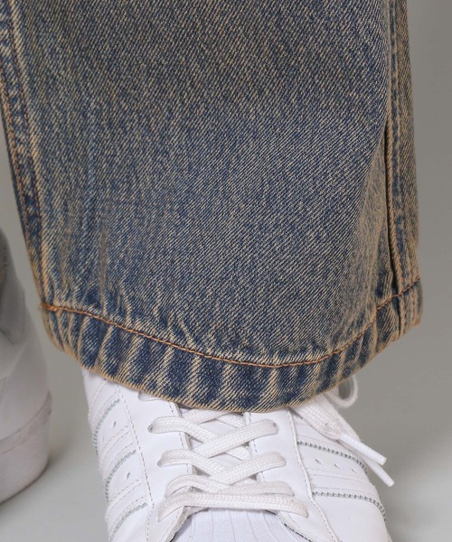 3.3 Field Trip (3.3フィールドトリップ)の「【UNISEX】3.3 Field Trip/ルーズワイドデニムパンツ2 2109000(その他パンツ・メンズ・ブルー・SMALL/MEDIUM/LARGE)」の5枚目の写真