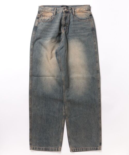 3.3 Field Trip (3.3フィールドトリップ)の「【UNISEX】3.3 Field Trip/ルーズワイドデニムパンツ2 2109000(その他パンツ・メンズ・ブルー・SMALL/MEDIUM/LARGE)」の2枚目の写真