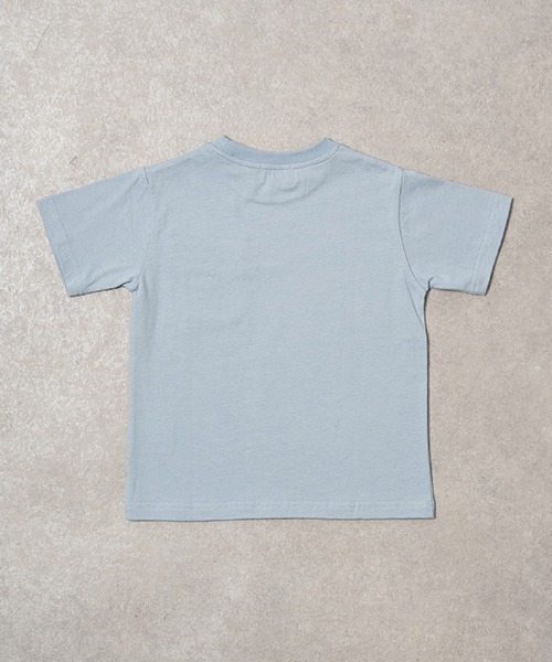minimal(ミニマル)の「【撥水】ワンポイントポケットTシャツ(Tシャツ/カットソー・キッズ・サックスブルー/ライトピンク/カーキ/ホワイト・110cm/130cm/140cm/100cm/120cm)」の13枚目の写真