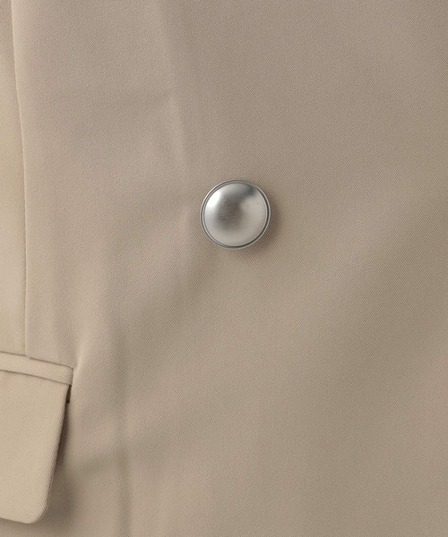 Elura(エルーラ)の「夏ラクWジャケット/107176(ノーカラージャケット・レディース・ベージュ/ブラック・MEDIUM/LARGE)」の12枚目の写真