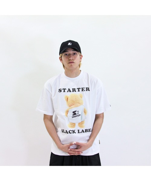 STARTER（スターター）の「ベアープリント半袖Tシャツ（Tシャツ/カットソー・メンズ・ブラック/ホワイト・XL/M/L）」の5枚目の写真