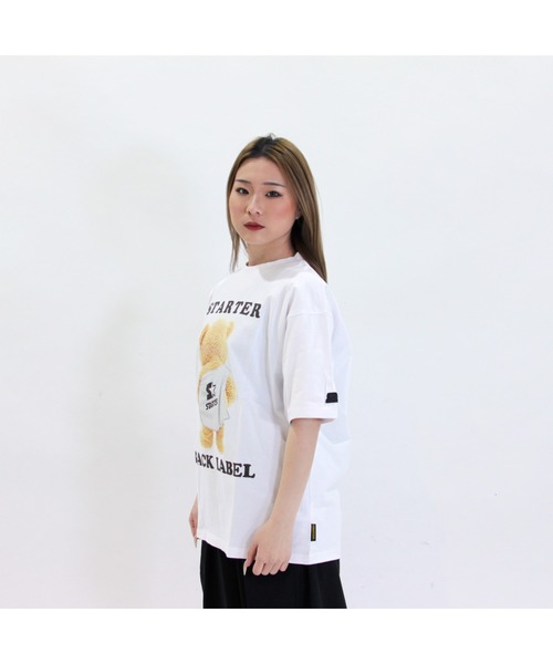 STARTER（スターター）の「ベアープリント半袖Tシャツ（Tシャツ/カットソー・メンズ・ブラック/ホワイト・XL/M/L）」の3枚目の写真