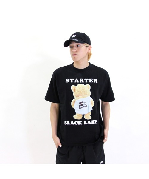 STARTER（スターター）の「ベアープリント半袖Tシャツ（Tシャツ/カットソー・メンズ・ブラック/ホワイト・XL/M/L）」の10枚目の写真