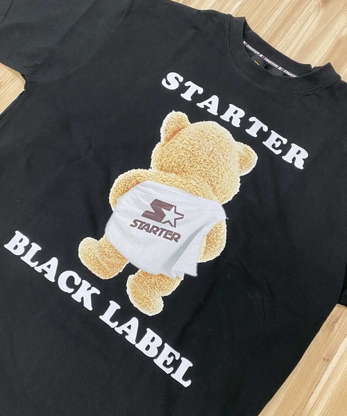 STARTER（スターター）の「ベアープリント半袖Tシャツ（Tシャツ/カットソー・メンズ・ブラック/ホワイト・XL/M/L）」の14枚目の写真
