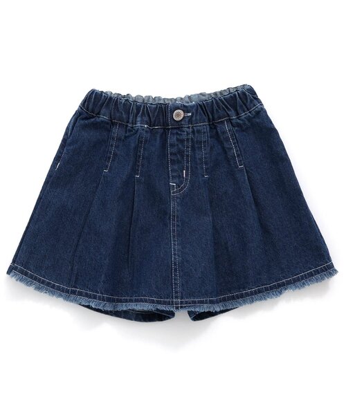 Seraph（セラフ）の「フリンジスカート風ショートパンツ（その他パンツ・キッズ・ブルー/ネイビー/ベージュ・110/100/90/80/140/130/120）」の3枚目の写真