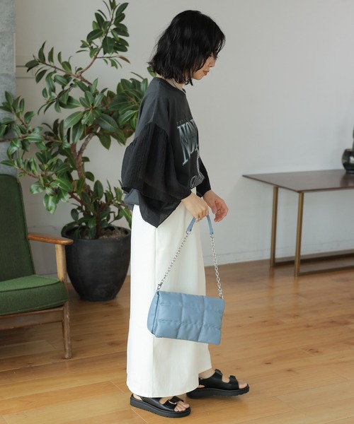 LEPSIM(レプシィム)の「サイドフハクBIG-T 117916(Tシャツ/カットソー・レディース・チャコールグレー/杢グレー・FREE)」の9枚目の写真