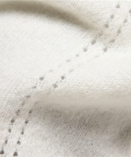 SEVENDAYS=SUNDAY(セブンデイズサンデイ)の「ウール混ストレッチ 長袖プルオーバー(ニット/セーター・メンズ・オフホワイト/グレー/レッド/ネイビー・LARGE/MEDIUM/SMALL)」の9枚目の写真