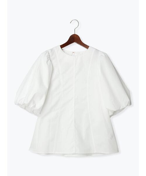 Te chichi（テチチ）の「バルーンスリーブブラウス（シャツ/ブラウス・レディース・ネイビー/ブルー/オフホワイト・F）」の6枚目の写真