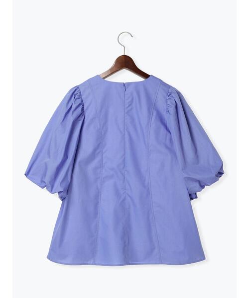 Te chichi（テチチ）の「バルーンスリーブブラウス（シャツ/ブラウス・レディース・ネイビー/ブルー/オフホワイト・F）」の8枚目の写真