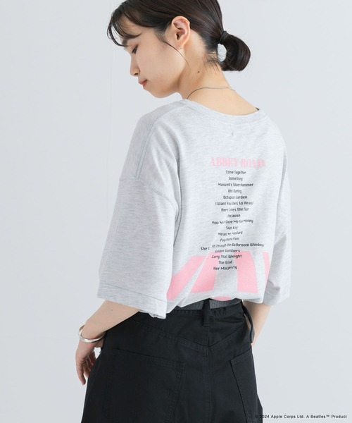 GOOD ROCK SPEED（グッドロックスピード）の「GOOD ROCK SPEED　THE BEATLES T-SHIRTS 1（Tシャツ/カットソー・レディース・グレー・FREE）」の2枚目の写真