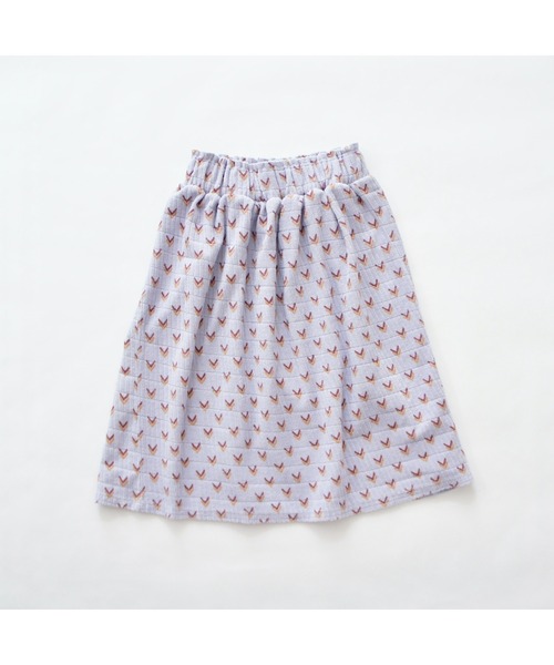 【piupiuchick】Long terry cotton skirt | Lilac w/ multicolor arrows（スカート）｜IN THE PARK（インザパーク） 8,193円