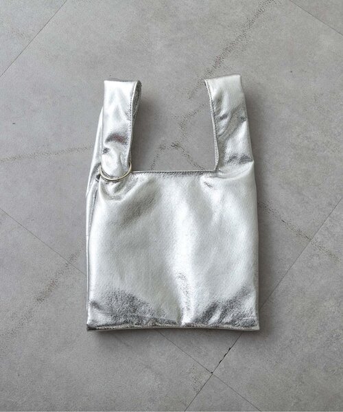 CIAOPANIC TYPY（チャオパニックティピー）の「■カラビナ付きメタルクラッシュBAG（トートバッグ・レディース・シルバー/ブラック/ブロンズ/ピンク/ゴールド・ONE SIZE）」の18枚目の写真