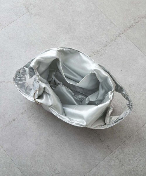 CIAOPANIC TYPY（チャオパニックティピー）の「■カラビナ付きメタルクラッシュBAG（トートバッグ・レディース・シルバー/ブラック/ブロンズ/ピンク/ゴールド・ONE SIZE）」の16枚目の写真