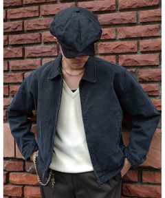 2-WAY ARTIFICIAL GRAIN JACKET WITH FAKE FUR COLLAR / 2WAYフェイク