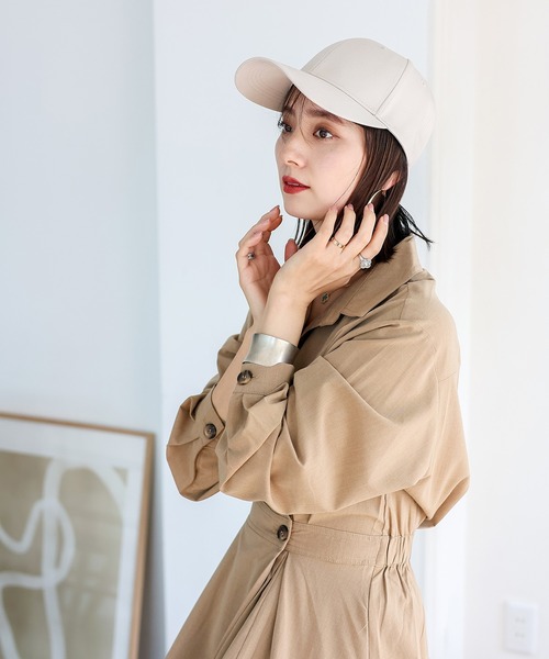 VitaFelice（ヴィータフェリーチェ）の「マイナス15℃遮熱キャップ（キャップ・レディース・ベージュ系/アイボリー/ベージュ/ブラック/ベージュ系その他・FREE）」の17枚目の写真