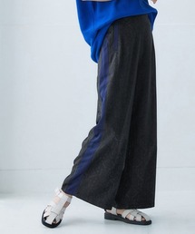 Soiunique（スワユニーク）の「サイドライン総柄ジャガードストレートパンツ ［Soiunique］（その他パンツ）」