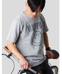 SMILEY FACE | narifuri × SMILEY FACE ピグメントダイプリントTシャツ(Tシャツ/カットソー)