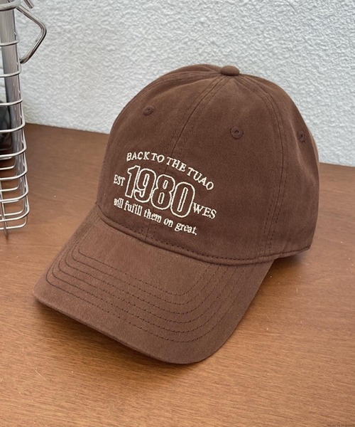 TONE SELECT GOODS(トーンセレクトグッズ)の「pur chouchou/ロゴキャップ P4267(キャップ・レディース・ネイビー/ホワイト/ブラウン・FREE)」の2枚目の写真