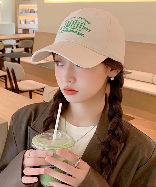 TONE SELECT GOODS(トーンセレクトグッズ)の「pur chouchou/ロゴキャップ P4267(キャップ・レディース・ネイビー/ホワイト/ブラウン・FREE)」の1枚目の写真