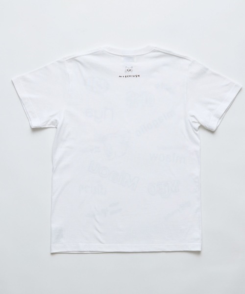 N+Ecology(ネコロジー)の「【N+Ecology ネコロジー】ニャーTシャツ(Tシャツ/カットソー・レディース・ホワイト/スミクロ/ベージュ・X-LARGE/MEDIUM)」の18枚目の写真