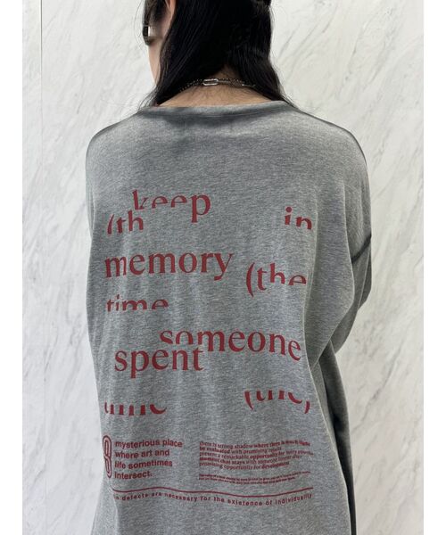 jouetie（ジュエティ）の「ヴィンテージライクロゴロンT（Tシャツ/カットソー・レディース・ブラック/グレー/オフホワイト・MEDIUM）」の19枚目の写真