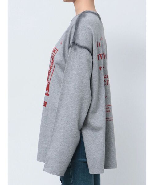 jouetie（ジュエティ）の「ヴィンテージライクロゴロンT（Tシャツ/カットソー・レディース・ブラック/グレー/オフホワイト・MEDIUM）」の15枚目の写真