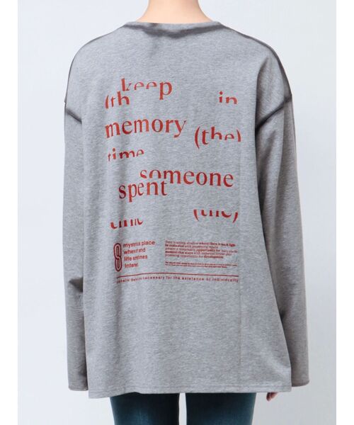 jouetie（ジュエティ）の「ヴィンテージライクロゴロンT（Tシャツ/カットソー・レディース・ブラック/グレー/オフホワイト・MEDIUM）」の16枚目の写真