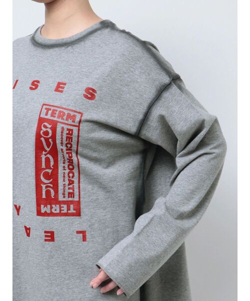 jouetie（ジュエティ）の「ヴィンテージライクロゴロンT（Tシャツ/カットソー・レディース・ブラック/グレー/オフホワイト・MEDIUM）」の18枚目の写真