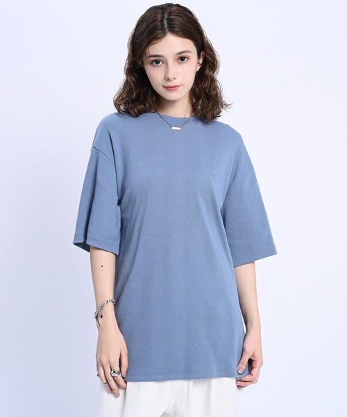 one point glitter logo big T shirt /ワンポイントグリッター