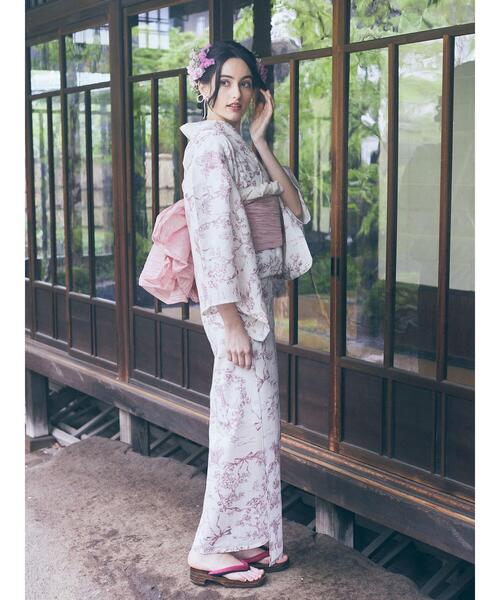 Maison de FLEUR(メゾンドフルール)の「ミュゲリボン浴衣(浴衣・レディース・テラコッタ/ピンク系その他2・FREE)」の15枚目の写真