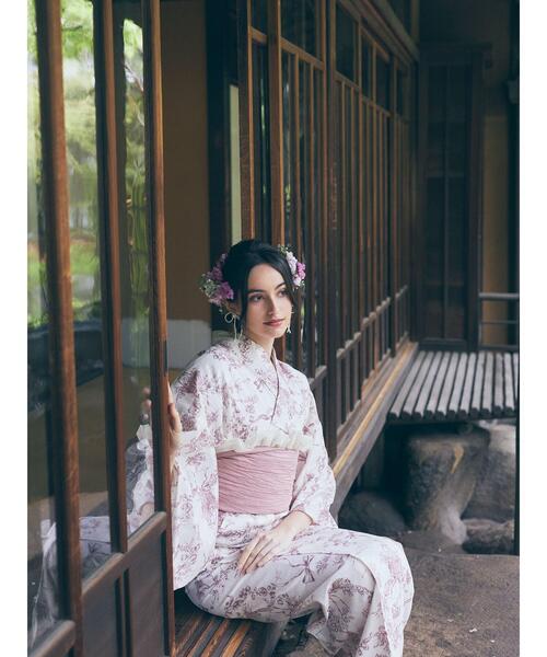 Maison de FLEUR(メゾンドフルール)の「ミュゲリボン浴衣(浴衣・レディース・テラコッタ/ピンク系その他2・FREE)」の17枚目の写真