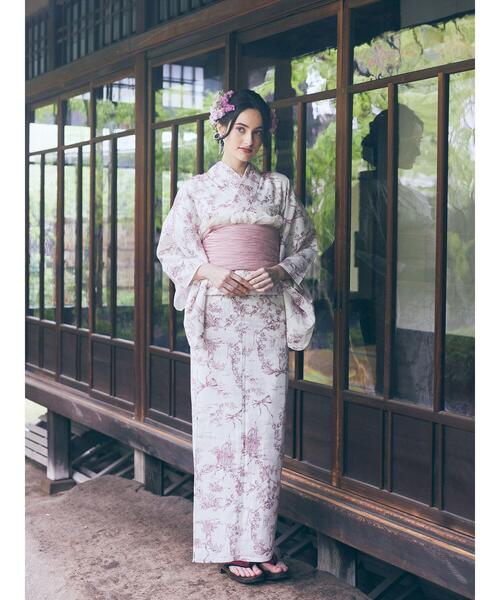 Maison de FLEUR(メゾンドフルール)の「ミュゲリボン浴衣(浴衣・レディース・テラコッタ/ピンク系その他2・FREE)」の18枚目の写真