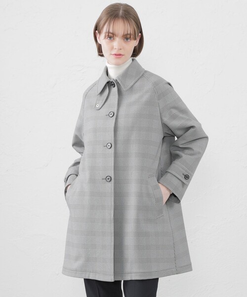 MACKINTOSH PHILOSOPHY トレンチコート グレー チェック柄