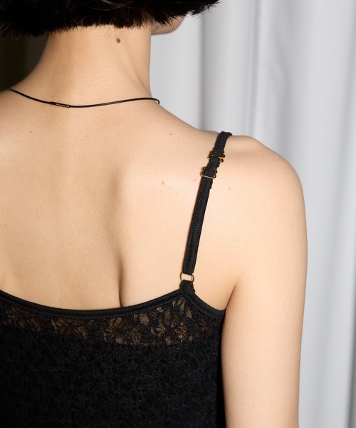 leimn（レイムン）の「レース２WAYタンクトップ（タンクトップ・レディース・ホワイト/ブラック・FREE）」の22枚目の写真