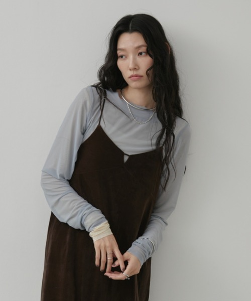 シアーレイヤードトップス（Tシャツ/カットソー）｜Aunt Marie's